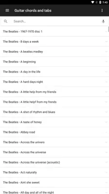 Guitar chords and tabs android App screenshot 4
