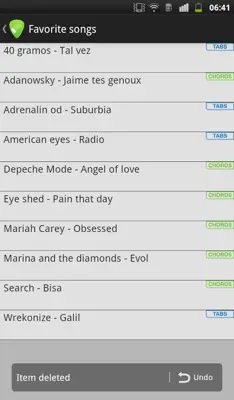 Guitar chords and tabs android App screenshot 7